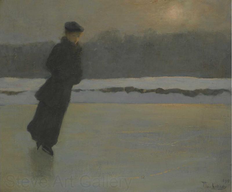 Prince, Jean-Baptiste le The skater Norge oil painting art